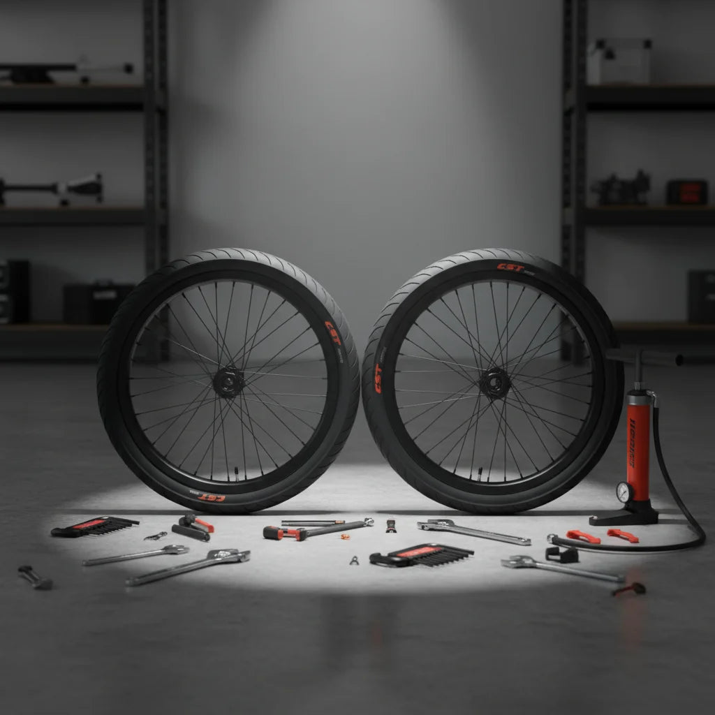 17 Inch Supermoto Wheel Set and On Road Tires for Surron Light Bee X